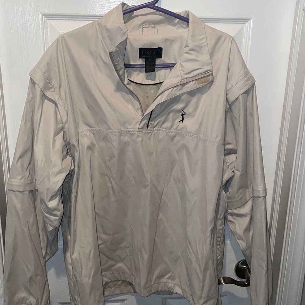 Men’s golf convertible wind shirt